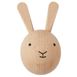 OYOY Mini Zidna kuka od masivne bukve u prirodnoj boji Rabbit – Cene