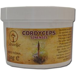 Zdravlje Cordyceps sinensis gljiva u prahu EP, 50g Cene