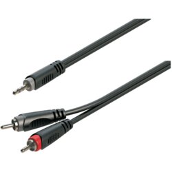 Soundsation SJRR-15BK 3.5mm jack muški stereo - 2xRCA 1.5mt Cene