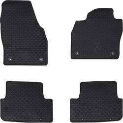 vidaXL Avto preproga 4 pcs Črna Guma, (5000204191) Cene