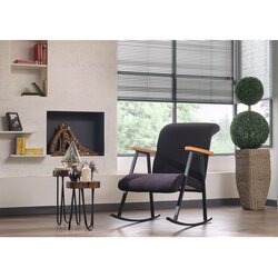 Atelier Del Sofa Naslonjač za ljuljanje YOKE crna, Yoka - Black Cijene