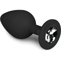 EasyToys - Anal Collection Analni čep Easytoys Diamond Medium črn Cene