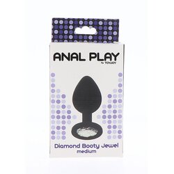 Toy Joy 2019 Diamond Booty Jewel Black Medium Cene