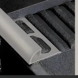 Gromet PVC završna lajsna za keramiku-zatvorena 10mm, 2,7m siva Cene