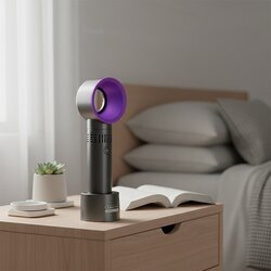 Greentech Ventilator ročni (Barva: Črna/Vijolična, Ø x V: 68 x 220 mm) Cene