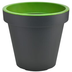 Gardenico Sivo-zelen cvetlični lonček Metro Twist, ø 29,5 cm Cene