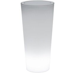 Euro3Plast saksija Ilie 37cm svetleća bela Cene