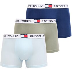 Tommy Hilfiger Underwear Boksarice mornarska / pastelno modra / kaki / bela Cene