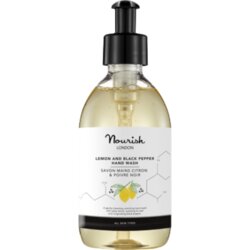 Nourish London lemon & Black Pepper Hand Wash Cene