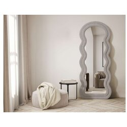 Hanah home podno ogledalo mia, 65 cm x 170 cm, bež Cene