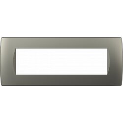 TEM Okvir za modularne vtičnice in stikala Soft (7 modulov, barva titana) Cene