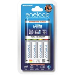 Panasonic Eneloop brzi punjač 1,5H sa 4xAA baterije 1900mAh Cene