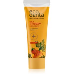 Ecodenta Toothpaste Wild Strawberry Flavoured zobna pasta za otroke z okusom jagode 75 ml Cene