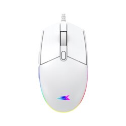 Baracuda Miš CRAB 3600DPI/6D/Optički/RGB/Bela Cene