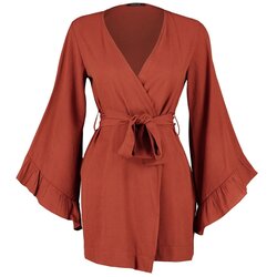 Trendyol Ženski kimono Tbess21Km0002, Braon Cene