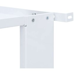 vidaXL dvostruko postolje za perilicu rublja s ladicama bijelo Cijene