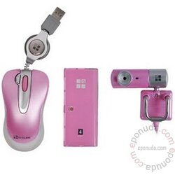 G-cube GBT-600C Mouse/CR/WebCam USB Pink miš Cene