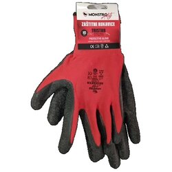 MEGA INTERTRADE Zaštitne rukavice TRISTAN latex crna veličina 11 /30034 Cene