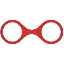 Easytoys Online Only EasyToys - Flexible Silicone Handcuffs - Red Cene