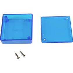 Hammond Electronics 1551TTBU univerzalno kućište 60 x 60 x 20 abs plava (prozirna) boja 1 St. Cene