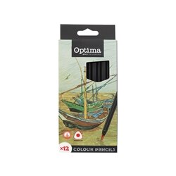Optima Bojice Black Line, 12 komada Cijene