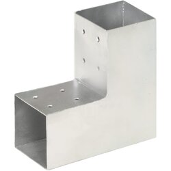 Spojnik za stupove u L-obliku od pocinčanog metala 81 x 81 mm Cene