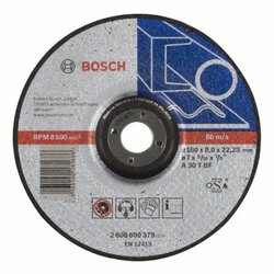 Bosch brusna ploča ispupčena expert for metal A 30 T BF, 180 mm, 8,0 mm ( 2608600379 ) Cene