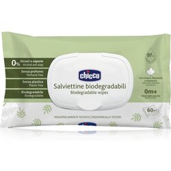 Chicco Biodegradable Baby Wipes otroški nežni vlažni robčki 60 kos Cene