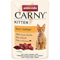 Animonda Carny Kitten vrečke 12 x 85 g - Govedina + perutnina Cene