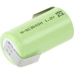 Mexcel Posebni akumulator Sub-C temperaturno odporni\, Z-spajkalni rep\, Flat-Top NiMH H-SC3000H 1.2 V 3000 mAh, (20439788) Cene