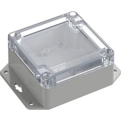 TRU COMPONENTS 6U07090905737 TC-13865236 industrijsko kućište 121.5 x 90 x 45 ABS-PC svijetlosiva, prozirna 1 kom. Cene