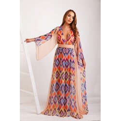 DEVI COLLECTION Ženski kaftan Anna šareni Cene