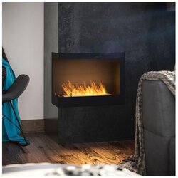  infire - ugaoni bio kamin 45x60 cm 3kW crna Cene