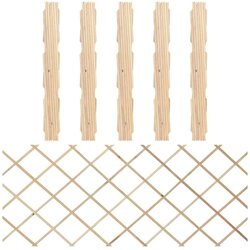 vidaXL Rešetkaste ograde 5 kom od masivne jelovine 180 x 80 cm Cijene