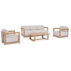 Theseus BIZZ vrtna lounge garnitura z blazinami 5-delna, aluminij Cene