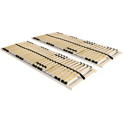 vidaXL Letvena posteljna dna 2 kosa z 28 letvicami 7 con 90x200 cm, (20606352) Cene