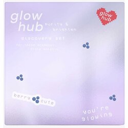 GLOW HUB set za negu i čišćenje kože lica blueberry purify&brighten Cene