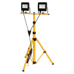 Home Reflektor sa stalkom, LED, 2 x 30 W, 4000 lm, IP65 - FLL STAND 2/30, Crni Cijene