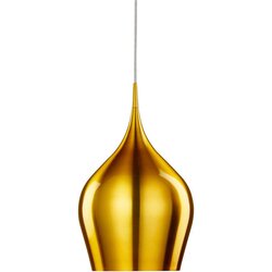 Lesnina XXXL Searchlight 6461-26GO - Luster na sajli VIBRANT 1xE27/60W/230V zlatna Cene
