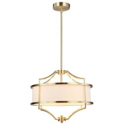 Open Design OR80926 - Luster na šipci STESSO 4xE27/15W/230V prečnik 42 cm mesing/bela Cene