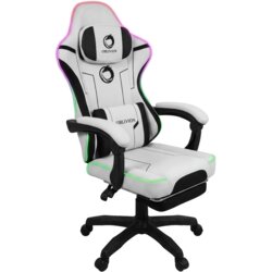 Oblivion gaming oprema Gejmerska stolica Oblivion PHANTOM light gray RGB Cene