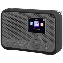 Sangean WFR-39 internetski džepni radio internet, DAB (1013), UKW (1014) internetski radio , UKW, WLAN Spotify, funkcija alarma, mogućnost punjenja siva, crna Cene