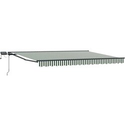  Ročno senčilo s LED-ji Zelena, Bela, Antracit 4,5 × 3,5 m, (5000211276) Cene