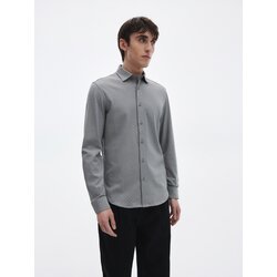 Reserved srajca slim fit z visokim deležem bombaža - siva Cene