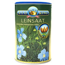 BioKing Lanene sjemenke proklijale i mljevene Bio - 450 g Cene