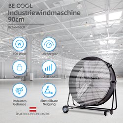 BE COOL BCIWM90CM Bodenventilator Cene