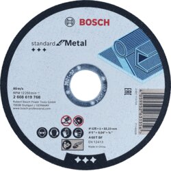 Bosch rezna ploča ravna standard for metal a 60 t bf, 125x1,0mm 2608619768 Cene