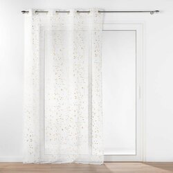 Douceur d intérieur Bela/v zlati barvi prosojna zavesa 140x240 cm Floressia – Cene