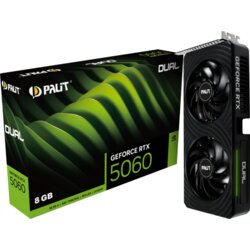 Palit VGA 5060 Dual 8GB 8GB GDDR7, 128-bit, 3x DP, 1x HDMI Cene