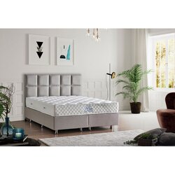 Hanah home Blue Pocket RollPack 160x200 Double Size White Mattress Cene